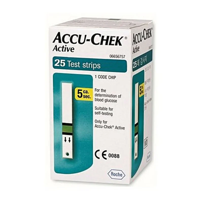 Accu-chek bandelettes boite de 25 unités