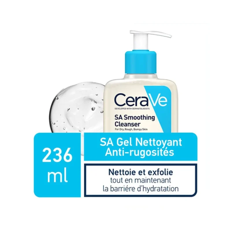 Cerave sa gel nettoyant anti rugosités 236ml
