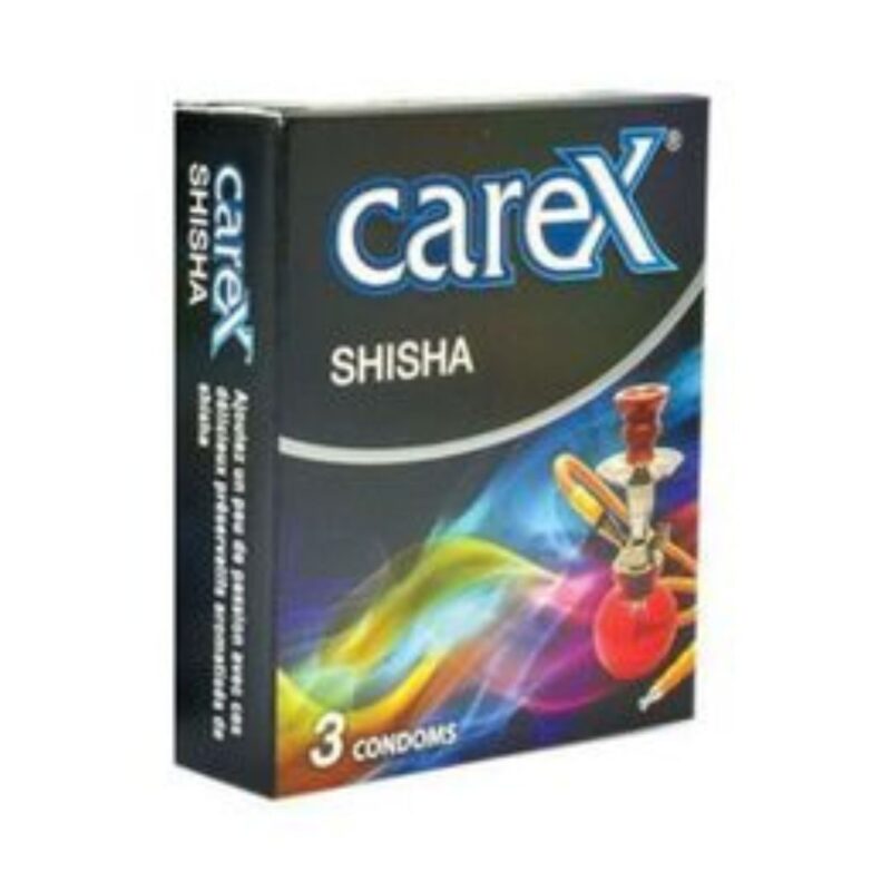 Carex BOITE PRESERVATIFS SHISHA*3