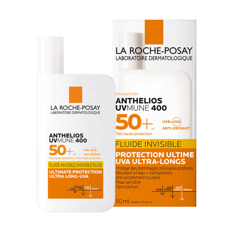 La Roche Posay anthelios uvmune 400 fluide solaire invisible spf 50+ 50ML