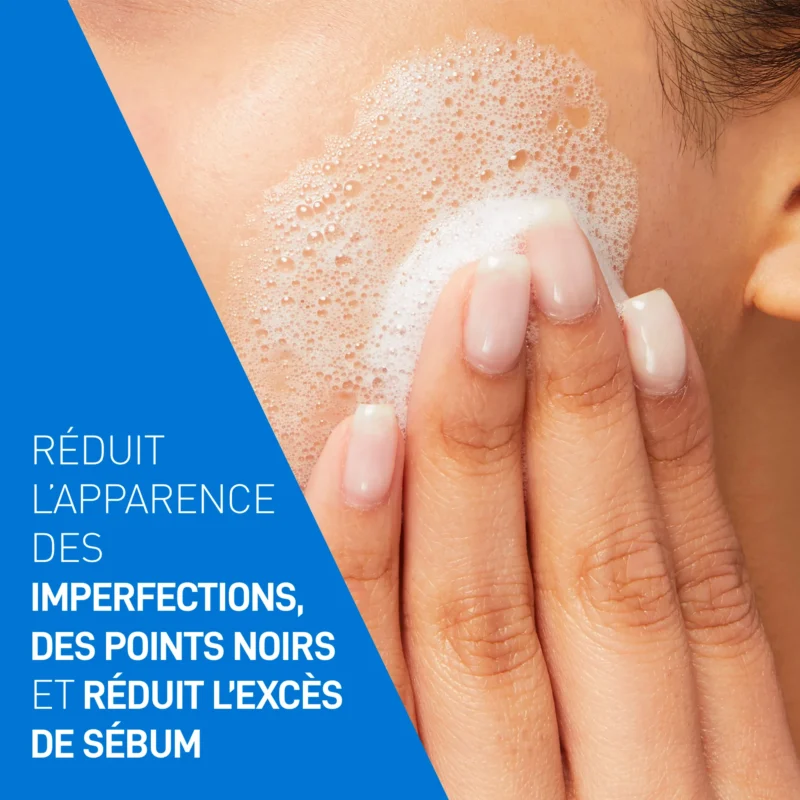 Cerave gel moussant anti-imperfections | peau grasse à tendance acnéique 236ml – Image 3
