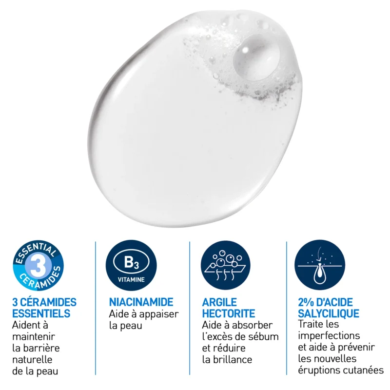 Cerave gel moussant anti-imperfections | peau grasse à tendance acnéique 236ml – Image 2