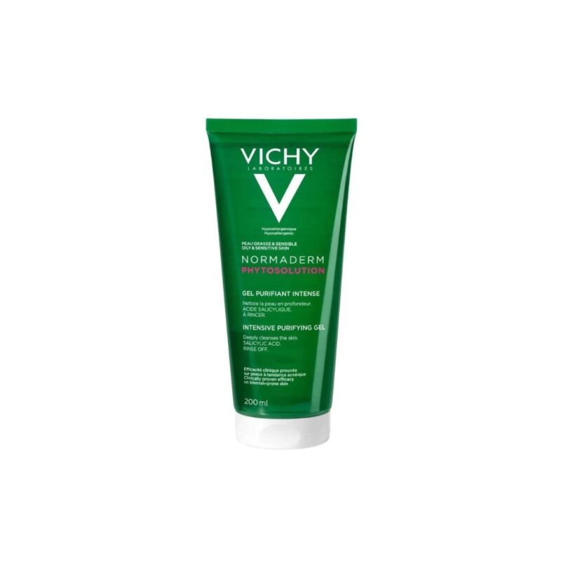 Vichy normaderm phytosolution gel purifiant intense peau grasse acnéique 200ml