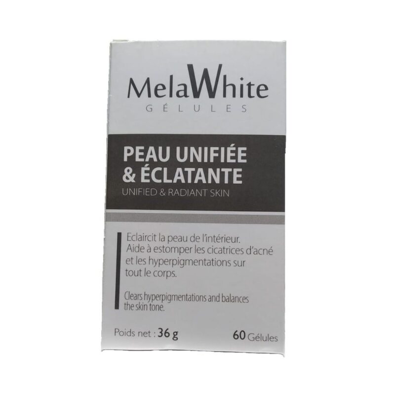 Melawhite gelules peau unifiee & eclatante 60 gelules