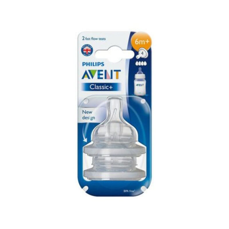 Avent 2 tetines-6m+ / 4T