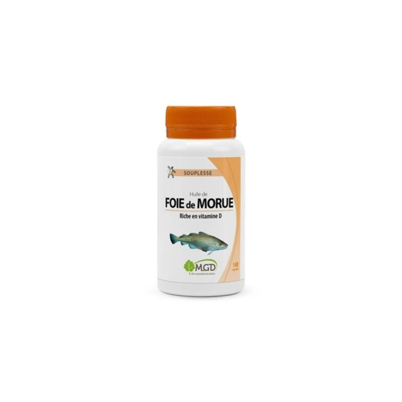 MGD nature huile de foie de morue 270 mg 140 capsules