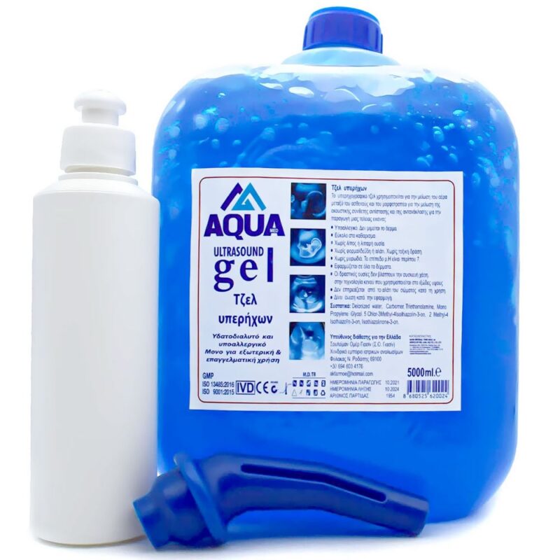 Gel d'écographie Aqua Ultrasound bleu 5Kg